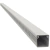 CANALETA RECORTADA ABERTA PVC CINZA 30X30MM - 2MT