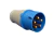 PLUGUE MACHO INDUSTRIAL 3P+T+N AZUL 220/240V 32A PLS5279 - IP44 - loja online
