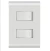 CONJUNTO 2 INTERRUPTOR SIMPLES BRANCO 10A - LIZ - comprar online