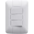 CONJUNTO 3 INTERRUPTOR PARALELO BRANCO 06A - ARIA na internet