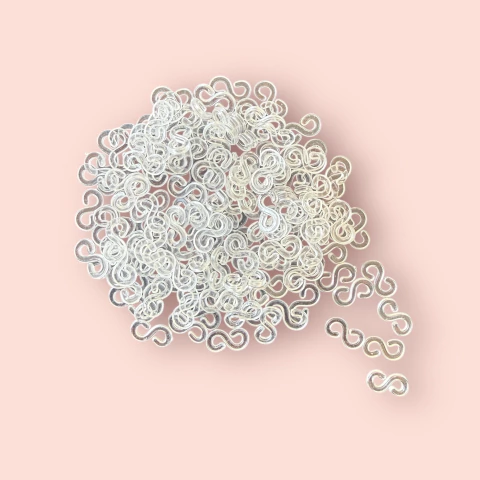 Ganchitos / Clips Tipo S Para Pulseras De Gomitas Loom Bands - comprar online