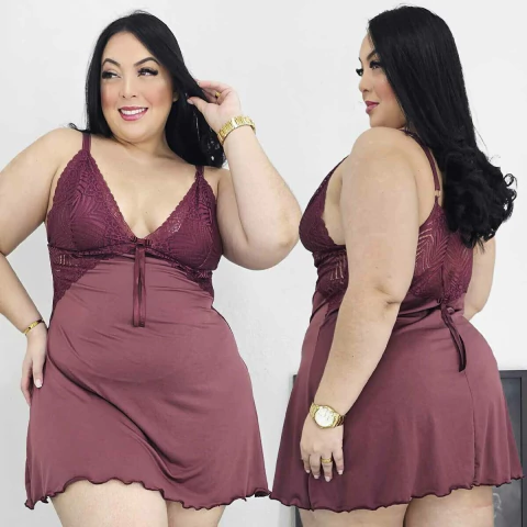 Camisola Plus Size Rubinne
