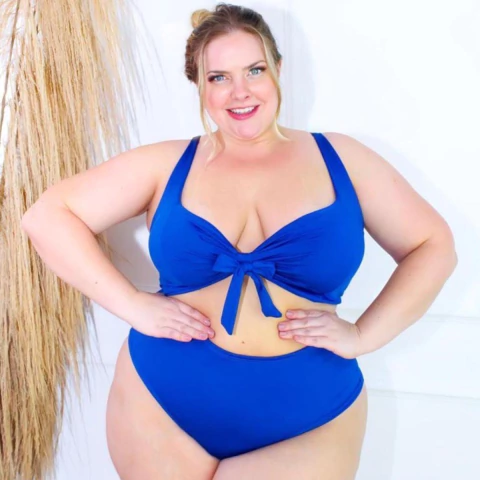 Biquíni Plus Size Cintura Alta