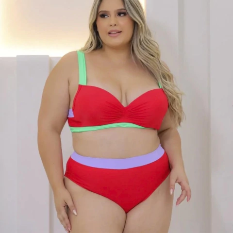 Biquíni Plus Size Colors Ref 2211