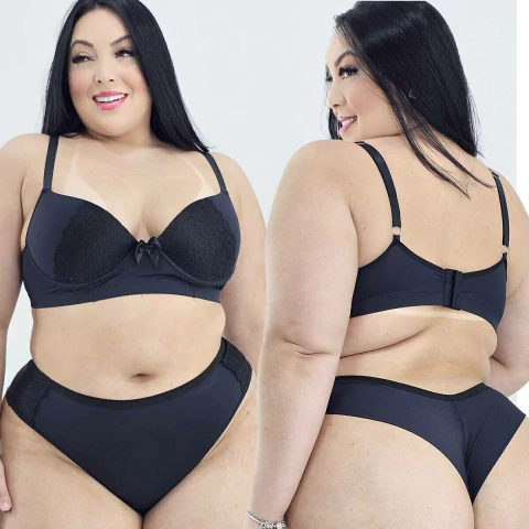 Conjunto Lingerie Plus Size Thaynara