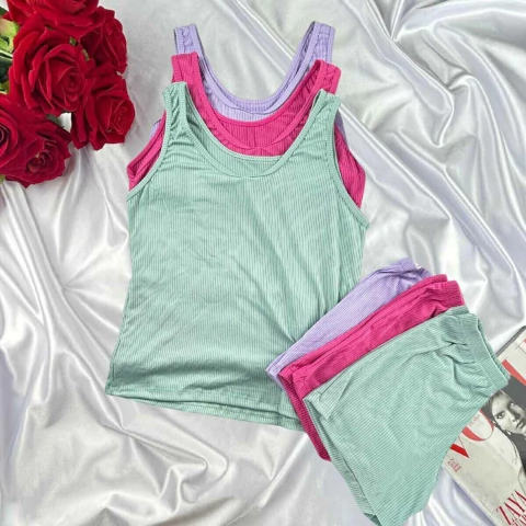 Baby Doll Regata Suede Canelado