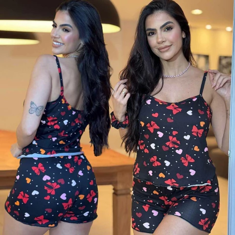 Pijama Baby Doll Com Xuxinha Paloma