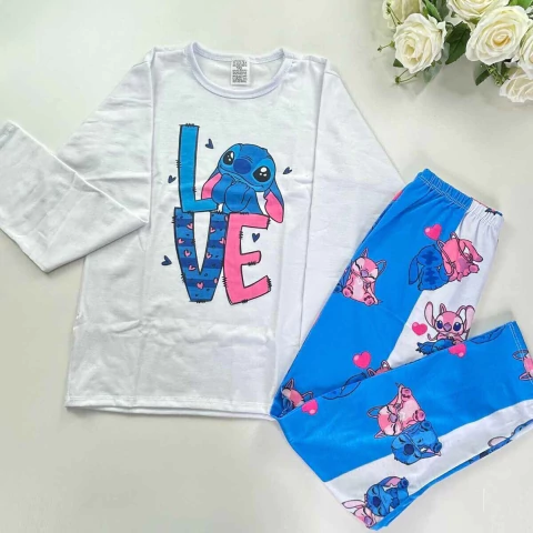 Pijama Inverno Infantil Algodão