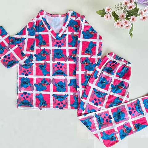 Pijama Longo Infantil Suede Giovanna