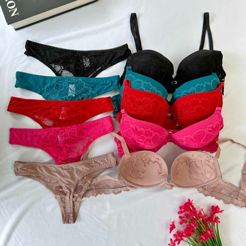 Conjunto Lingerie Importada Lais Ref 8018