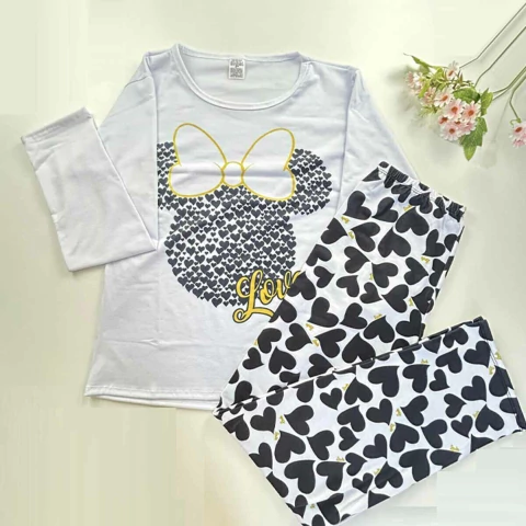 Pijama Inverno Plus Size Algodão