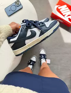 DUNK LOW MARINHO BRANCO (LUXO) - comprar online