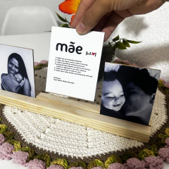 quadro significado mãe (30x12cm) - Encantaê