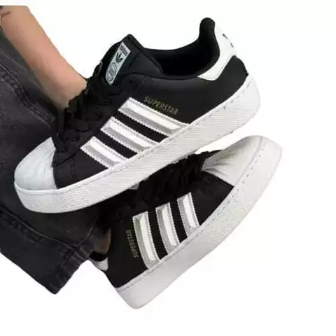 Adidas Superstar "Black/ White/Grey" - comprar online
