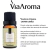 Essência Via Aroma Clássica - 10 ml - Capim Limão - comprar online