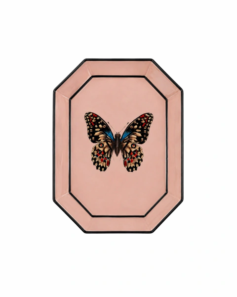 Bandeja Octogonal Mariposa
