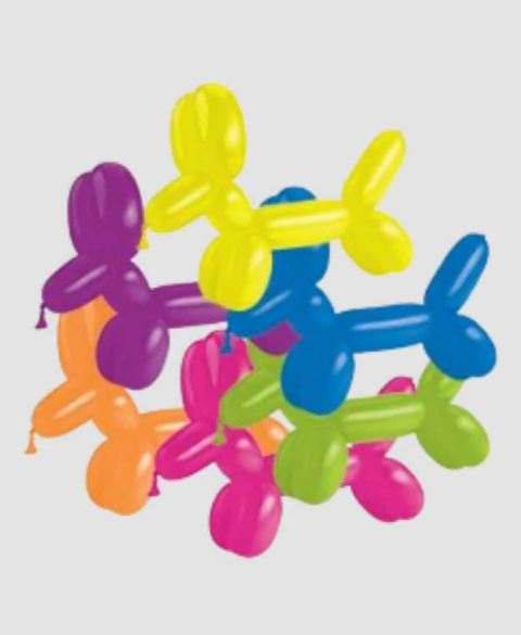 BALAO 260 CANUDO SORTIDO NEON C/ 25 FESTBALL