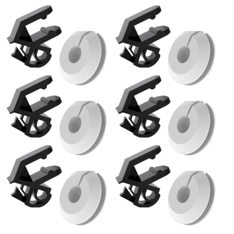 Kit 2pcs Vareta Capô Ford Escort Ecosport Fiesta