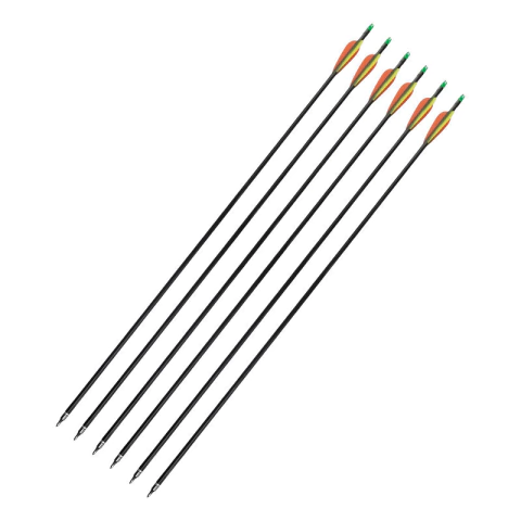 Flecha Fibra De Vidrio 30'' Black Arco Compuesto O Recurvo