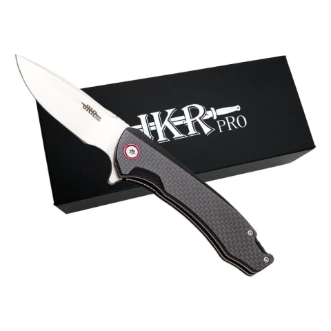 Navaja Plegable Joker Pro Acero Inox G10 Carbono Hoja 8 Cm