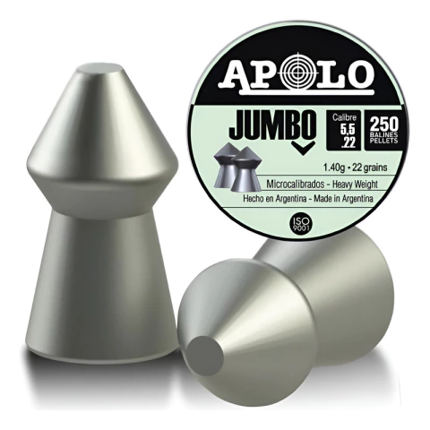 Balines Apolo Jumbo X250 5.5 - Aire Comprimido - Hay Crosman