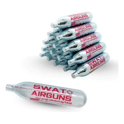 Garrafas Balines Swat Airguns Co 12 4.5mm 40 Unidades Plomo