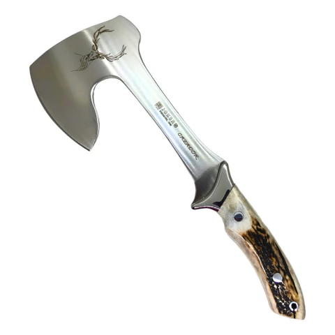 Hacha Joker Cazador Asta De Ciervo Deportiva Caza Hoja 21 Cm