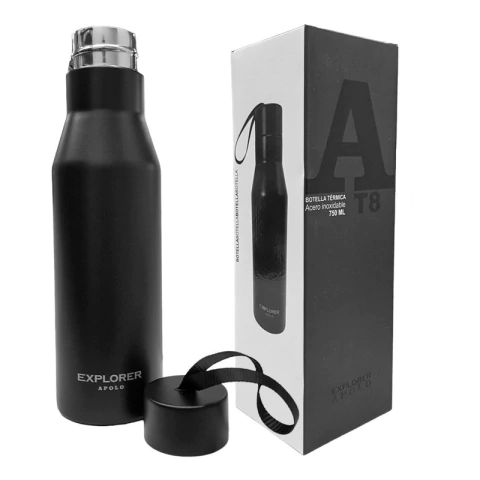Botella Térmica Deportiva 750 Ml Acero Inoxidable Explorer