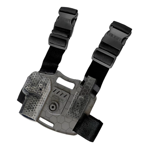 Kit Funda Pistolera Bersa Porta Cargador Simple Muslera 2 T