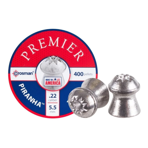 Balines Crosman Premier Piranha 5.5 X400u - Punta Hueca