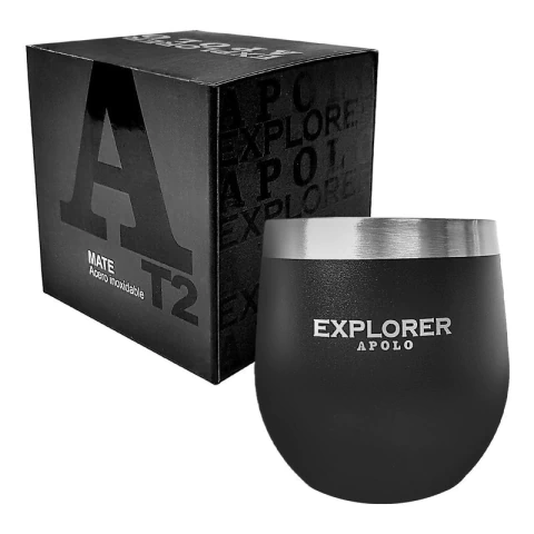 Mate Térmico Clásico Explorer Apolo 193 Ml Acero Inoxidable