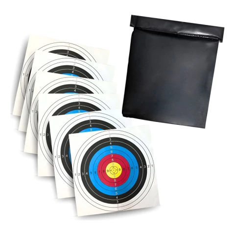 Contención Blanco Arquería 65x65 Premium 10 Blancos Fita
