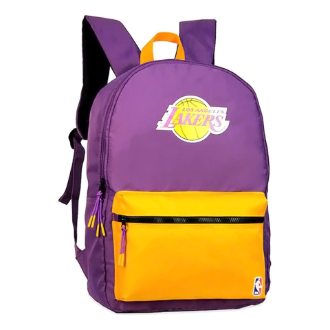 Mochila Nba Lakers Violeta Reforzada Urbana Diaria