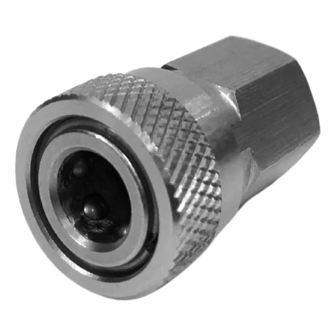 Acople Foster Hembra 1/8 Hembra Conexión Rápida Acero Inox