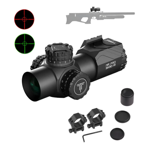 Mira Telescópica T-eagle Mr Pro 3x30 Ir Reticulo Iluminado