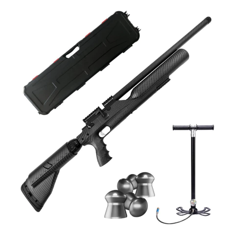 Rifle Pcp Kral Bigmax X 7,62 Mm Caza + Inflador + Estuche