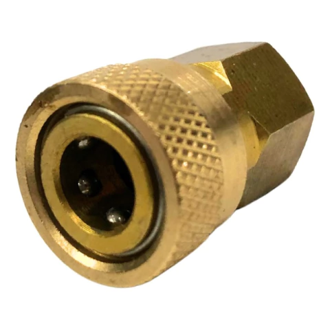 Acople Foster Hembra 1/8 Hembra Conexión Rápida Bronce