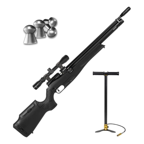 Rifle Pcp Reximex Daystar 6,35 Mm + Mira 3-9x40 + Inflador