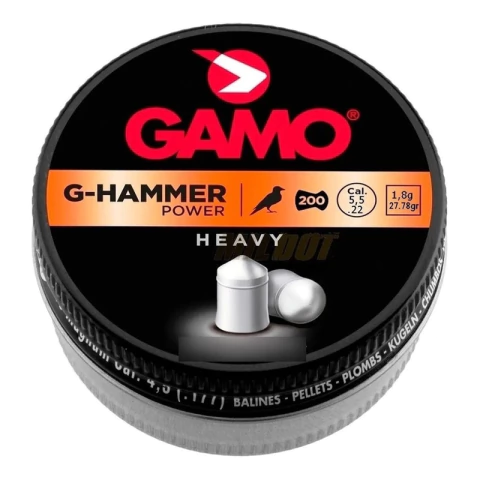 Balines Gamo G Hammer X200 5.5 Mm - Punta Solida Caza
