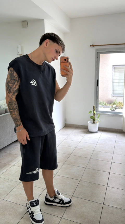 CONJUNTO MUSCULOSA NOCHE - comprar online