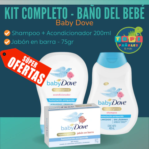 Kit baño del bebé - Baby Dove