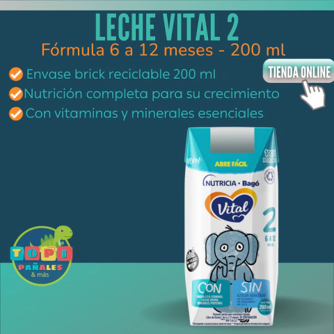 Leche Vital 2 - Brick 200ml (6 a 12 meses)