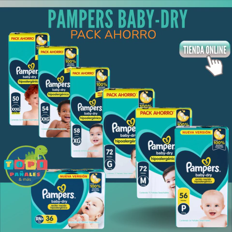 Pampers BabyDry - Pack ahorro