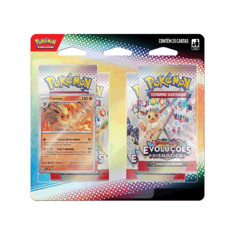 (PT-BR) Blister Quádruplo - Evoluções Prismáticas (Flareon) - comprar online