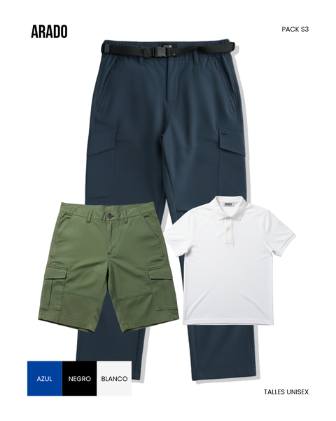 S3: CARGO TERRAIN PRO + CHOMBA + BERMUDA CARGO - comprar online