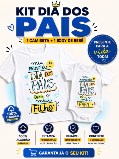 Kit Dia dos Pais - Primeiro Dia dos Pais de Menino