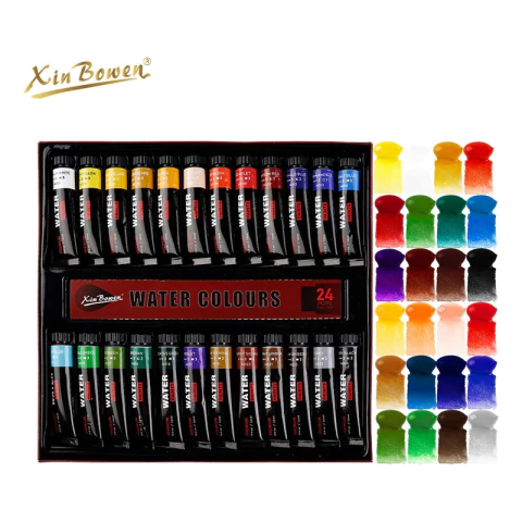 Set Acuarelas O Acrilicos X 24 Colores 12ml Xin Bowen