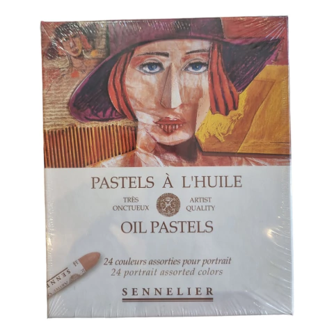 Oleo Pastel Sennelier Caja De 24 Unidades Portrait