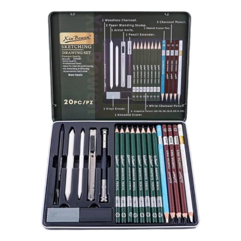 Xin Bowen Set De Dibujo 20 Piezas