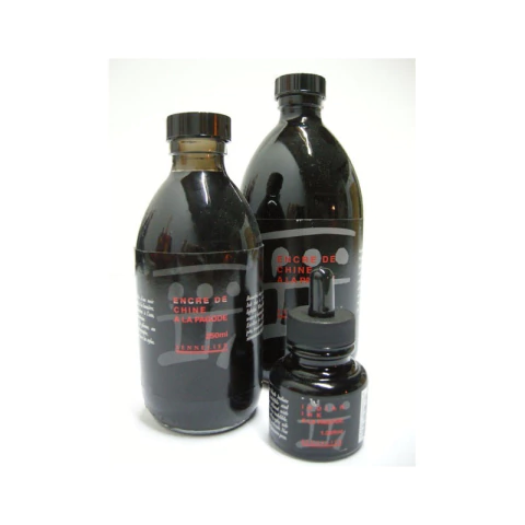 Tinta China Sennelier Negra 1000 Ml Profesional
